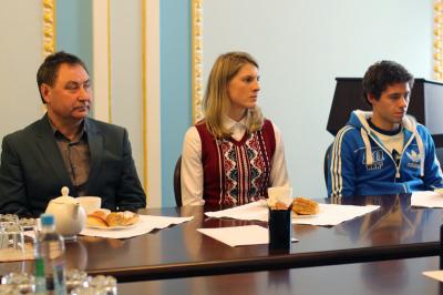 Илью Черноусова и Наталью Матвееву чествовали в правительстве Рязанской области