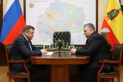 Николай Любимов встретился с главой администрации Клепиковского района Рязанской области