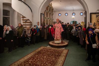 Митрополит Марк возглавил литургию в Екатерининском храме Рязани