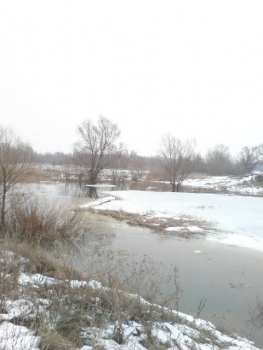 В Кораблинском районе из-за подъёма воды в Проне затопило мост