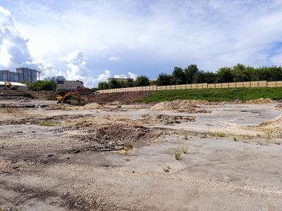 На месте нижней части Центрального рынка в Рязани началась расчистка территории