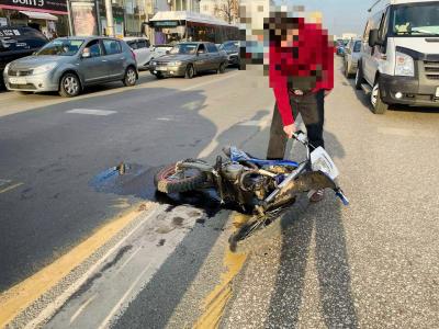 В Рязани подросток въехал на мотоцикле в патрульный автомобиль 