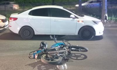 В Рязани пострадал юный водитель мопеда, столкнувшийся с иномаркой