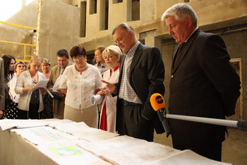 Рязанский губернатор проверил, как ведётся строительство Шацкой районной поликлиники