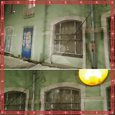 Рязанцы пожаловались на опасно свисающий кабель