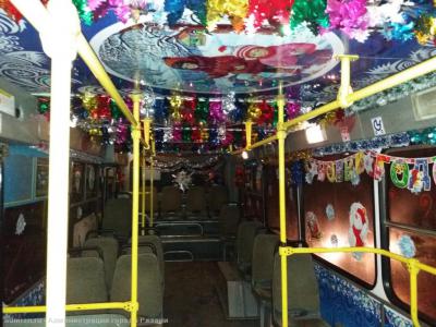 В Рязани определили самые «новогодние» троллейбусы и автобусы