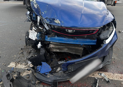 В Рязани при столкновении двух иномарок пострадала женщина-водитель