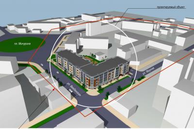 Начались слушания по планируемому дому на пересечении улиц Фрунзе и Введенская