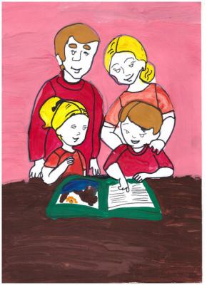 Юные рязанцы из интернатов нарисовали свои будущие семьи