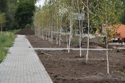 В Спасске-Рязанском благоустраивают Советский бульвар