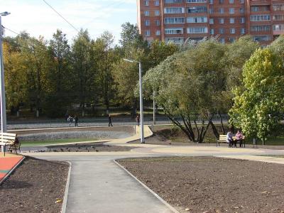 В Дашково-Песочне Рязани открылся новый сквер