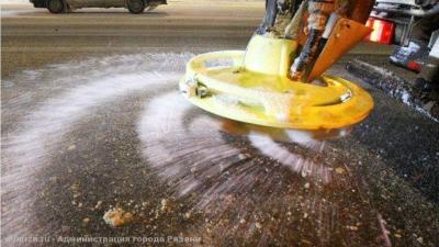 Дороги в Рязани обработают от гололёда ночью