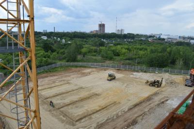 В Олимпийском городке Рязани начали строить школьный стадион