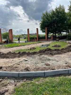 В парке Морской славы в Рязани идёт благоустройство