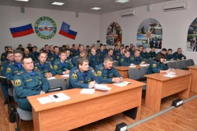 В Рязани прошёл сбор сотрудников органов дознания Госпожнадзора