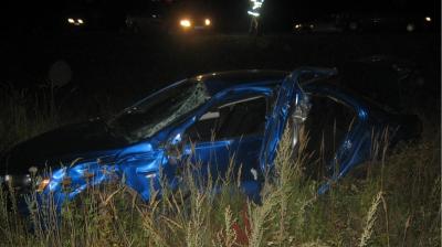 Москвич разбился насмерть в Скопинском районе