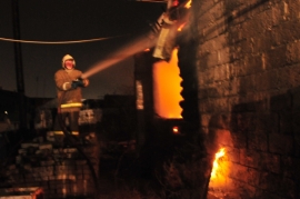 Бани рязанцев уничтожил огонь