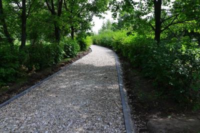 Благоустройство парка Морской Славы в Рязани завершено на 40%