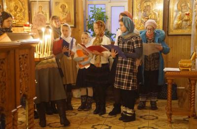 В рязанском храме провели литургию для детей