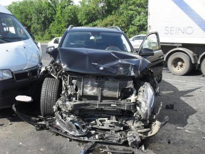 «Пятёрка» не уступила дорогу двум иномаркам в Рыбновском районе