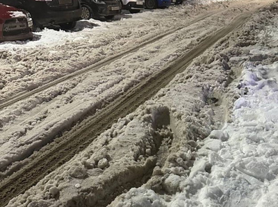 Рязанцы жалуются на не чищенные с начала года дороги