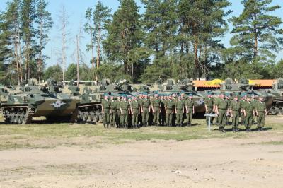 Под Рязанью исполнили десантный вальс