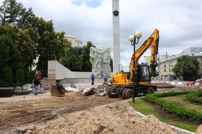 На площади Победы в Рязани планируют убрать провода под землю