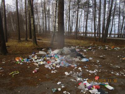 Cвалку возле Уржинского озера убрали