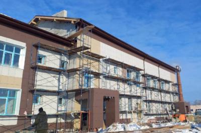 Реконструкция Тюшевской школы завершена на 80%