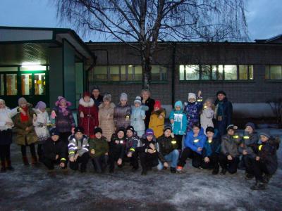 Рязанские школьники светятся в темноте