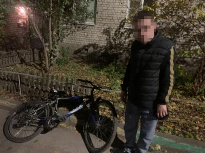Ночью в Рязани полиция задержала велосипедного вора
