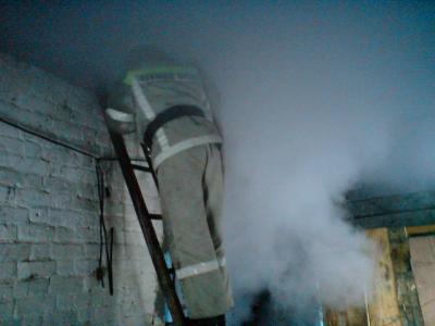 В Пителино сгорел дом с террасой