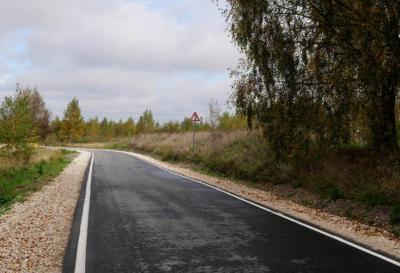 Компания АО «Рязаньавтодор» закончила ремонт трассы в Клепиковском районе
