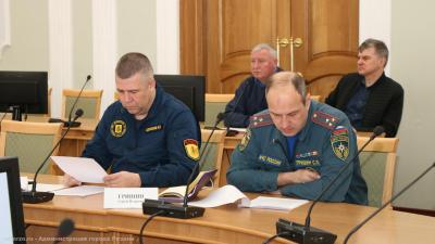 В мэрии Рязани обсудили подготовку к весеннему паводку