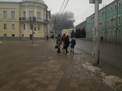Произошло недолгое задымление на территории стройки музея-заповедника Рязанского кремля