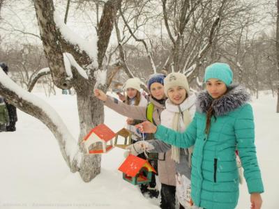 Рязанцев приглашают к созданию столовых для пернатых