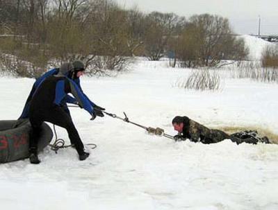 Рязанцам напоминают об опасности льда