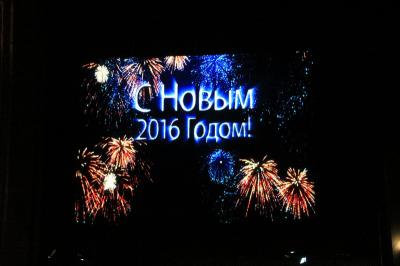 Рязанцы встретили 2016-й год