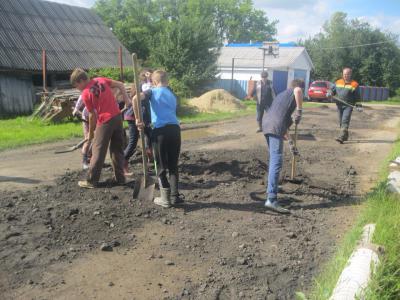 Рязанские активисты ОНФ попросили прокуроров проверить информацию о ремонте дороги с помощью детей