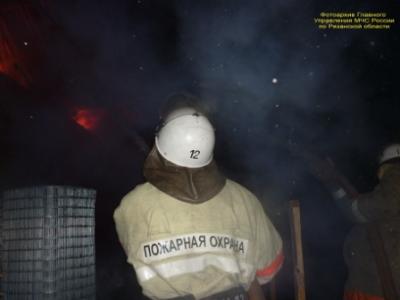 В Спасском районе сгорело двадцать тонн сена