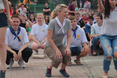 День молодёжи в Рязани начался с зарядки