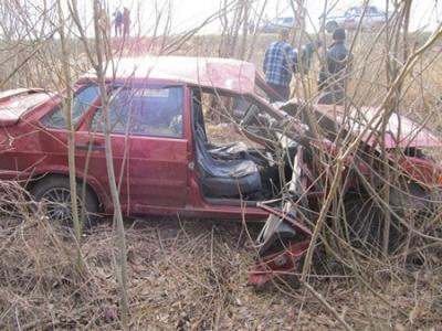 Пьяный житель Ухоловского района на «Жигулях» слетел в кювет