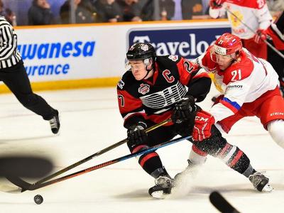 Игрок ХК «Рязань» открыл счёт во втором матче российской молодёжки со сборной Онтарио