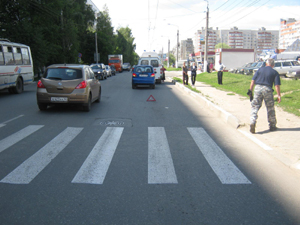 На улице Интернациональной Рязани автоледи сбила школьника
