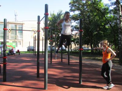 В Рязани открылась площадка для воркаута