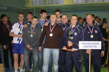 Команда Рязанского УВД после награждения.